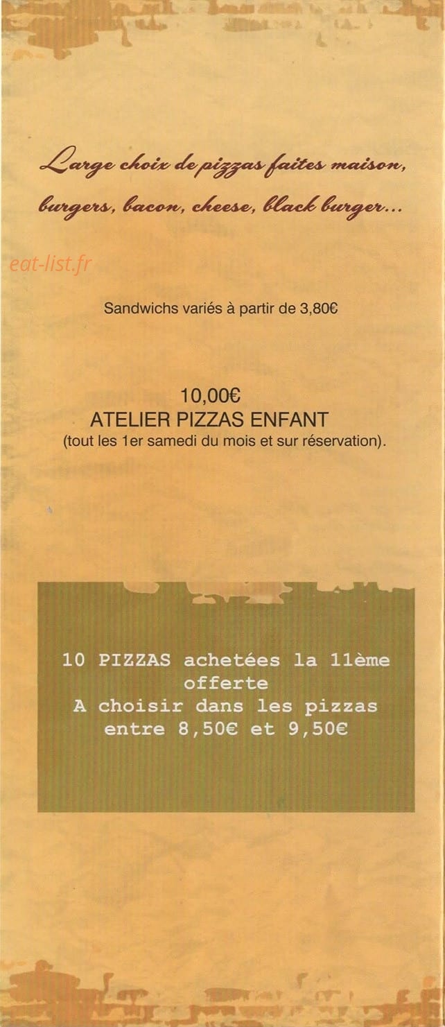Le Bistrot De La Place — carte page 5