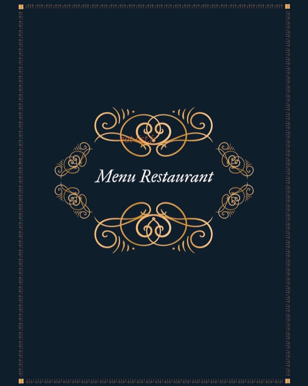 PointGrill — carte page 1