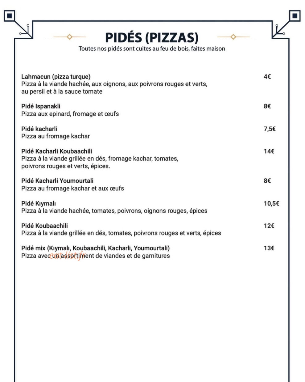 PointGrill — carte page 7