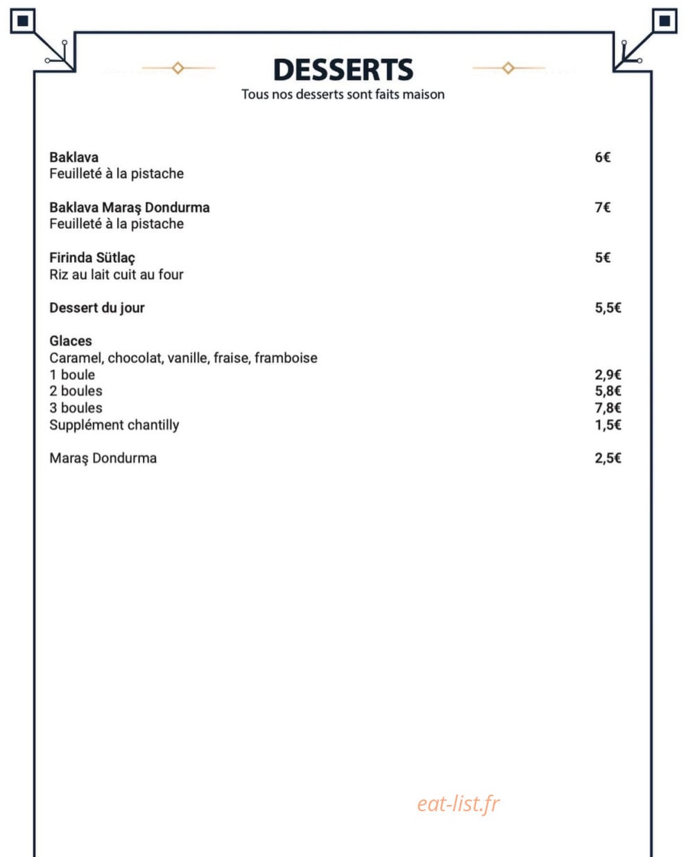 PointGrill — carte page 9