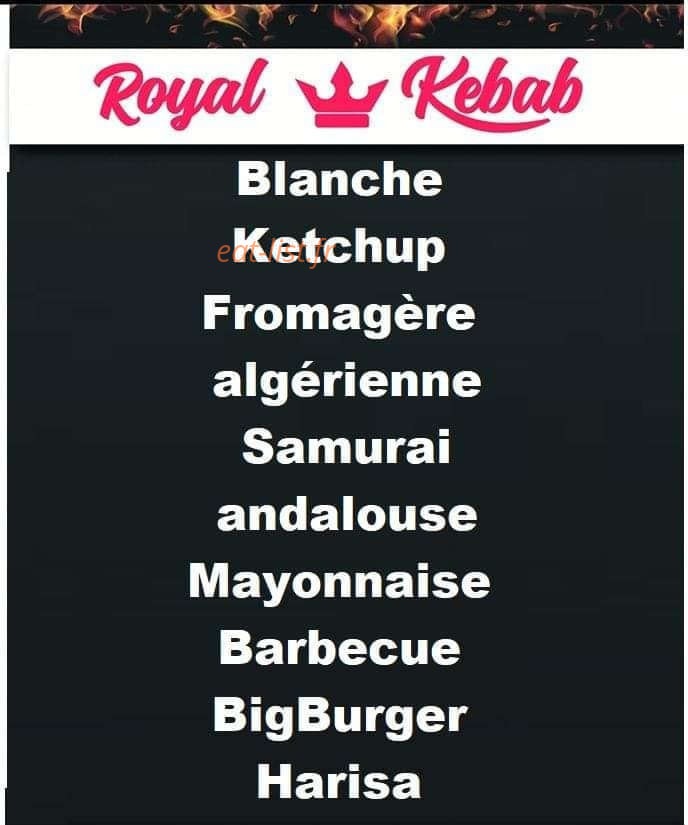 Royal Kebab — carte page 3