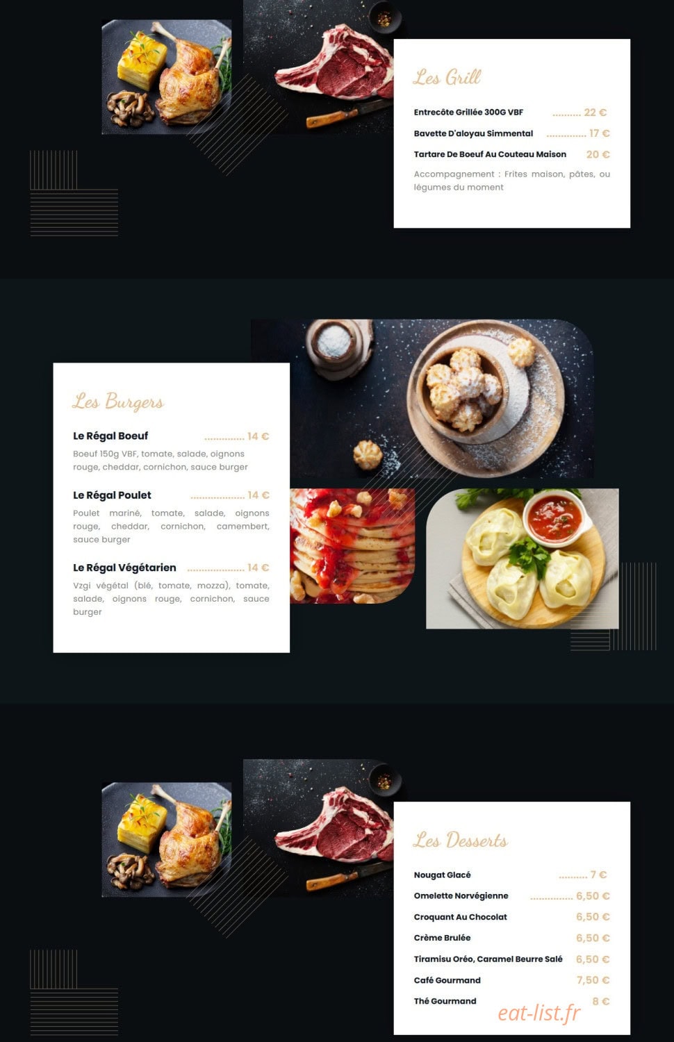 Sam Regal — carte page 4