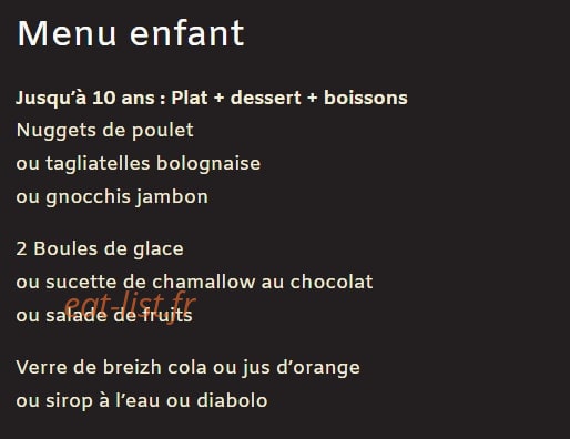 3B Bistro Gourmand — carte page 7