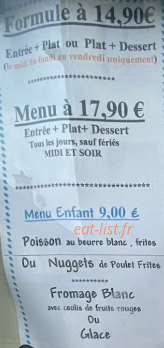 La Cuillère en bois — carte page 5