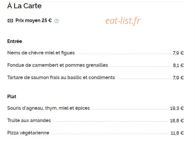 La Minoterie — carte page 1