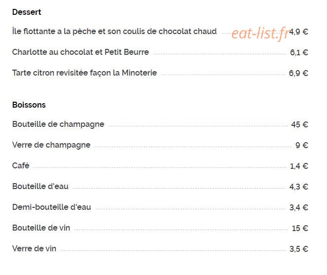 La Minoterie — carte page 2