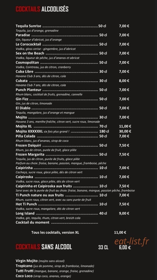 Le Corossol — carte page 3