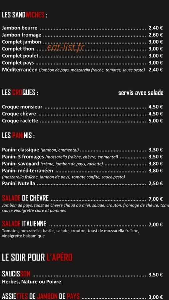 Le Corossol — carte page 1