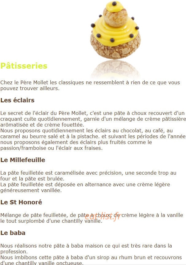 Le Pére Mollet — carte page 5