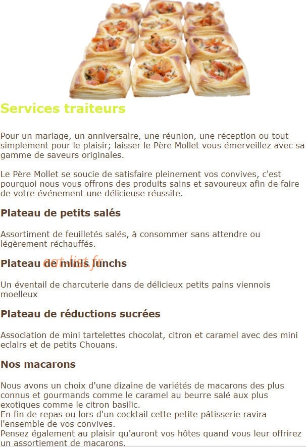 Le Pére Mollet — carte page 8