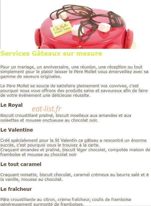 Le Pére Mollet — carte page 6