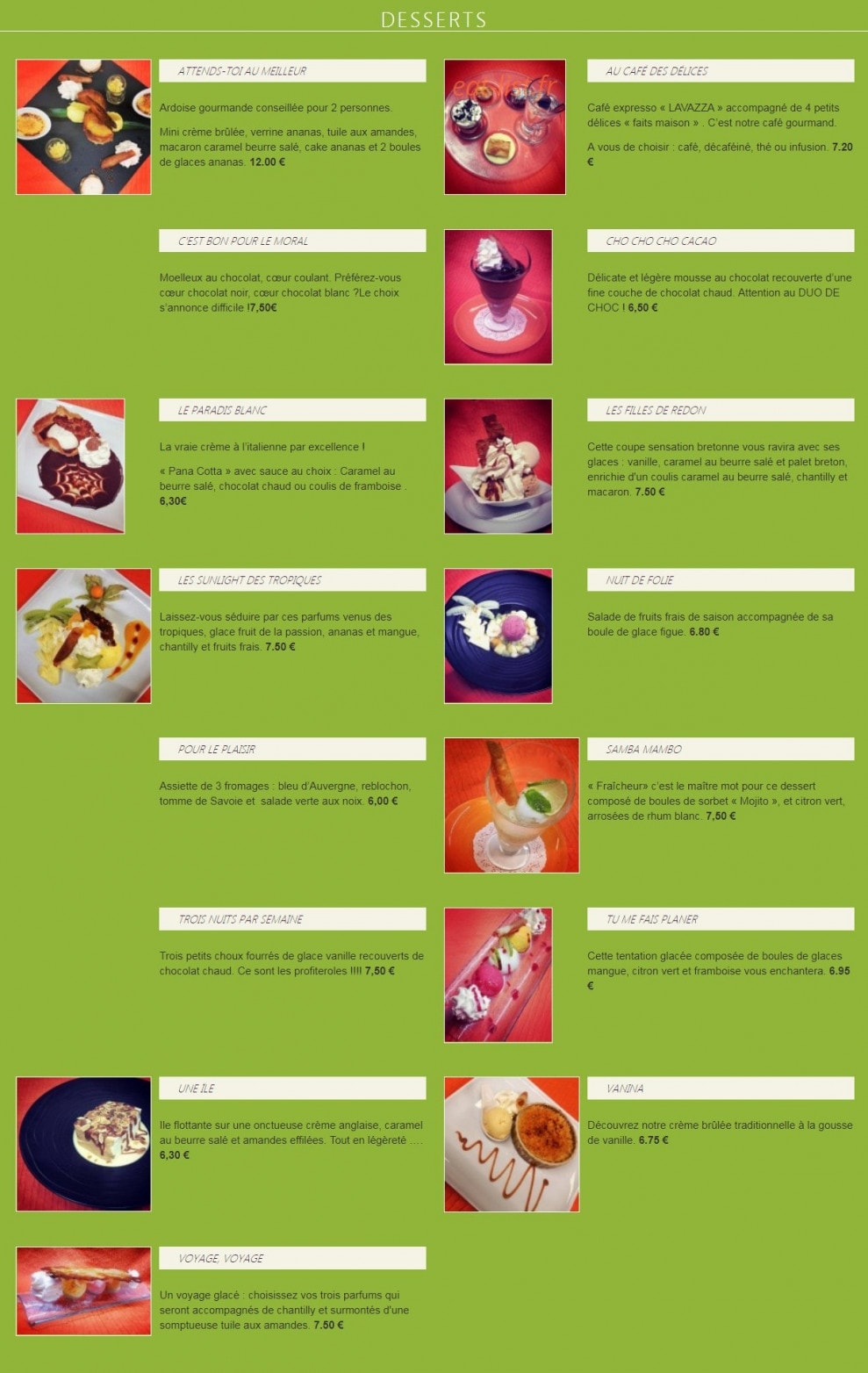 Patates et Compagnies — carte page 2