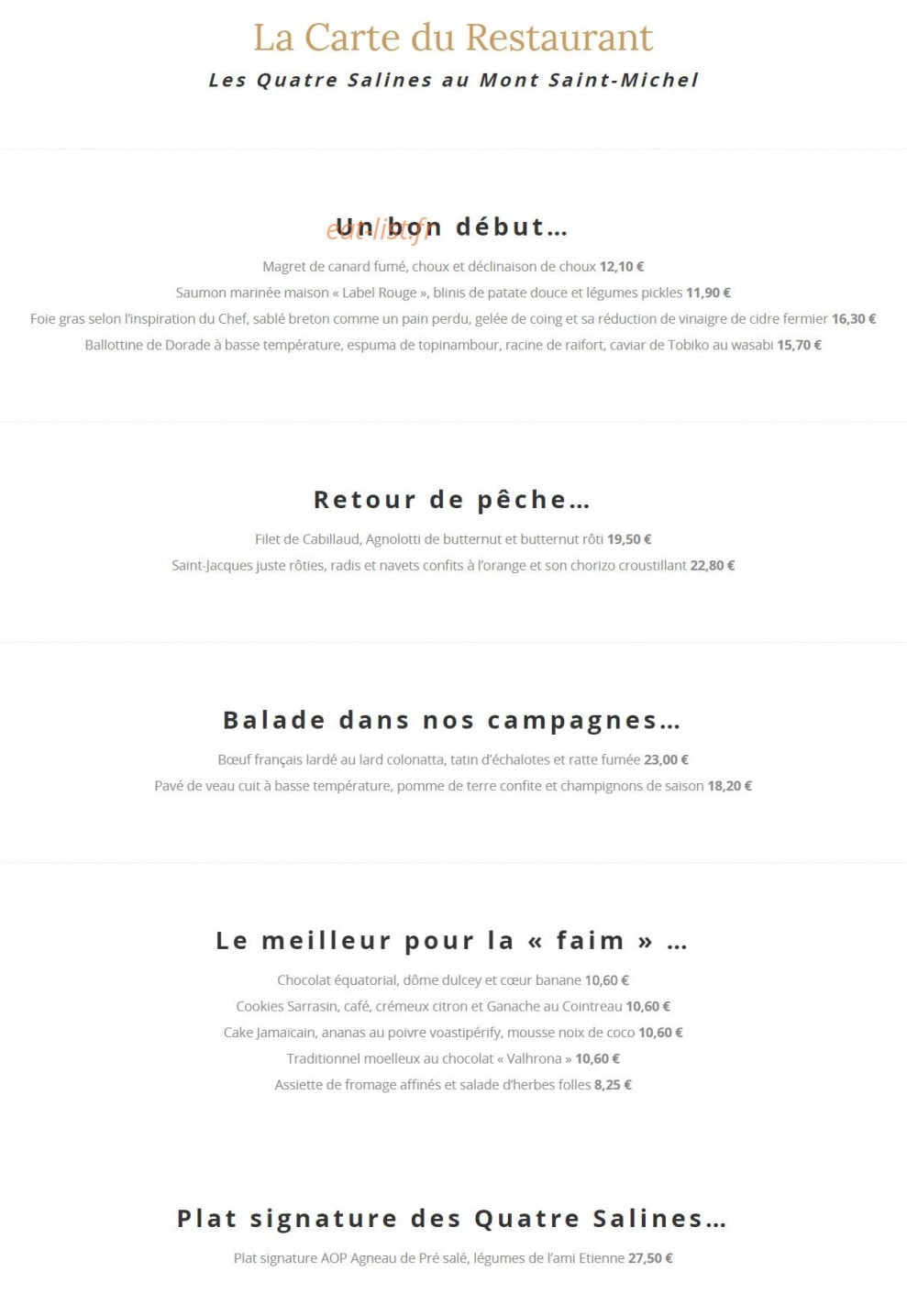 Les 4 Salines — carte page 1