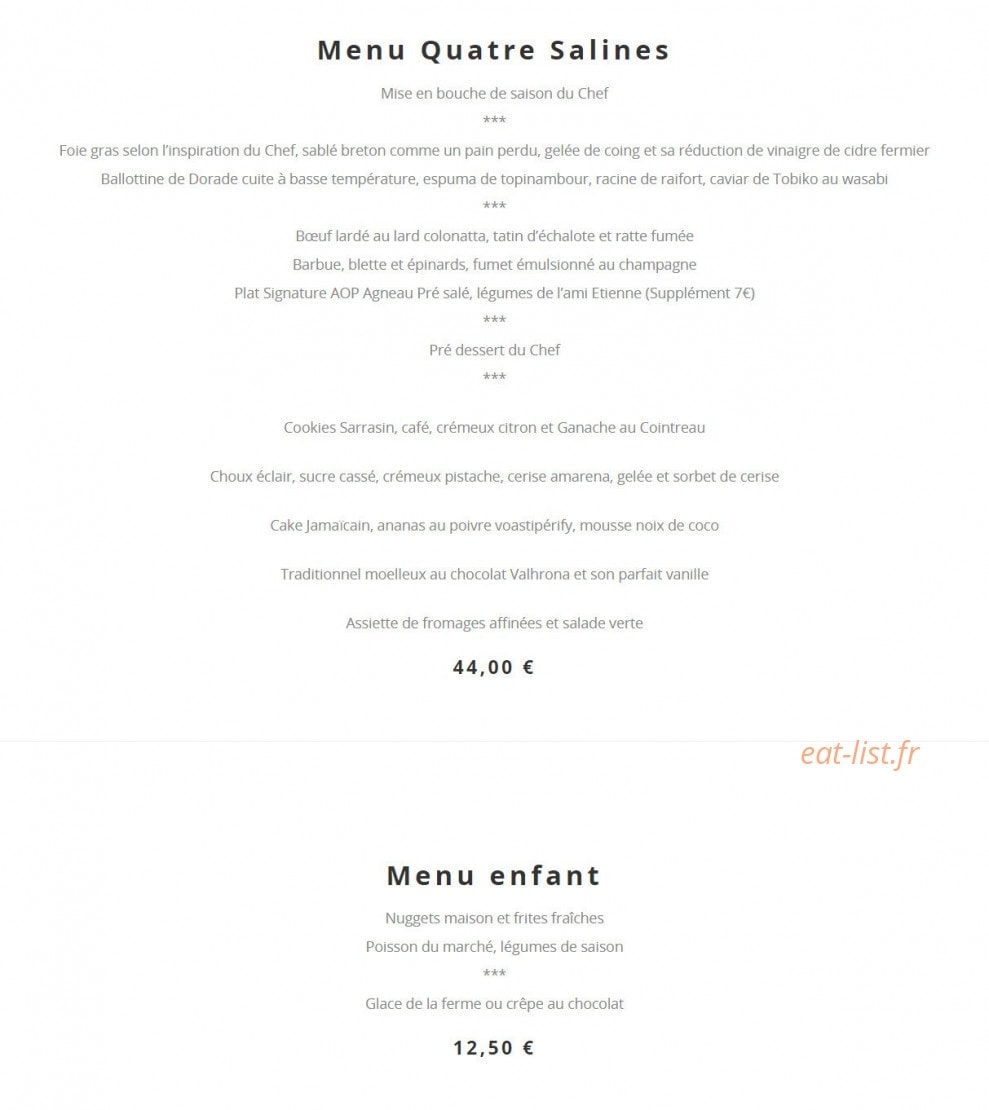 Les 4 Salines — carte page 3