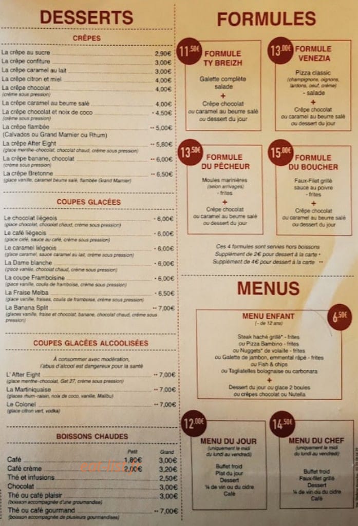 Le Rustique — carte page 2