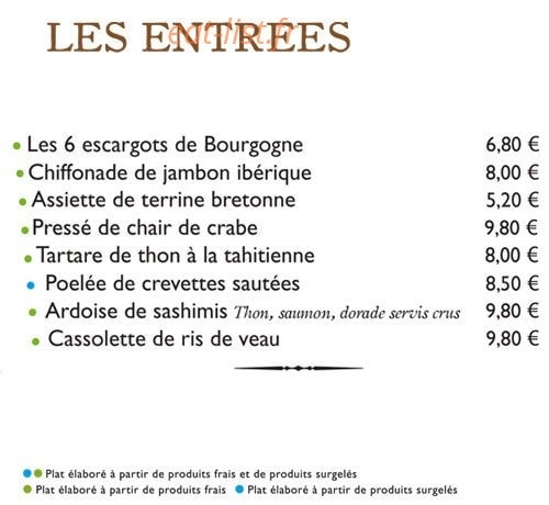 Le Colvert — carte page 2