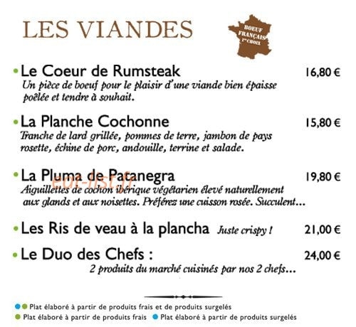 Le Colvert — carte page 6