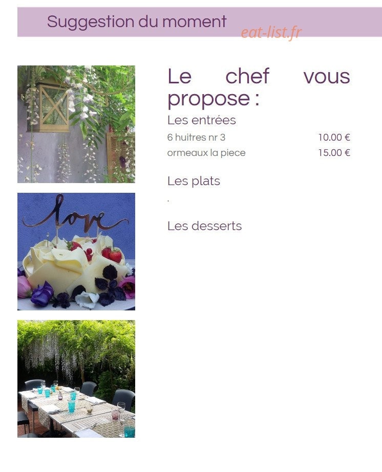 Le genty home — carte page 3
