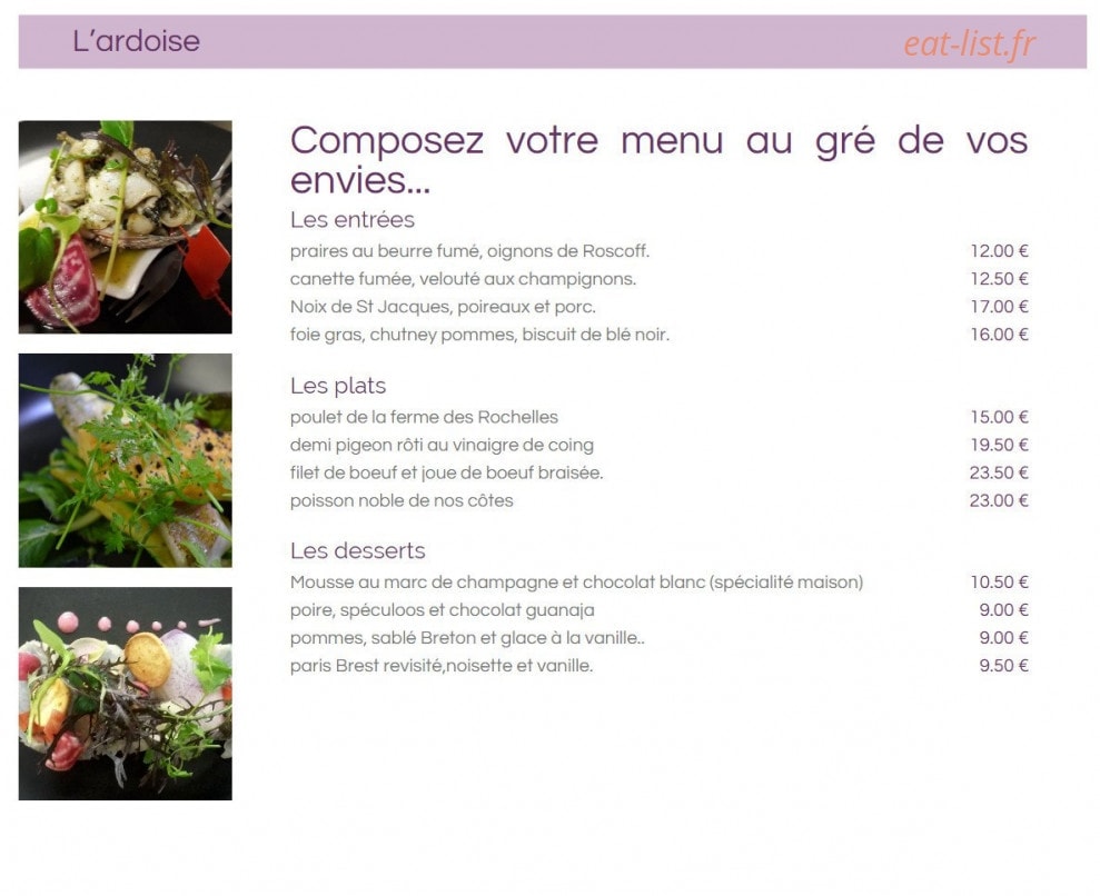 Le genty home — carte page 4