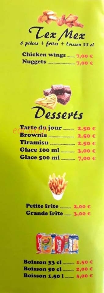 Ch food — carte page 3