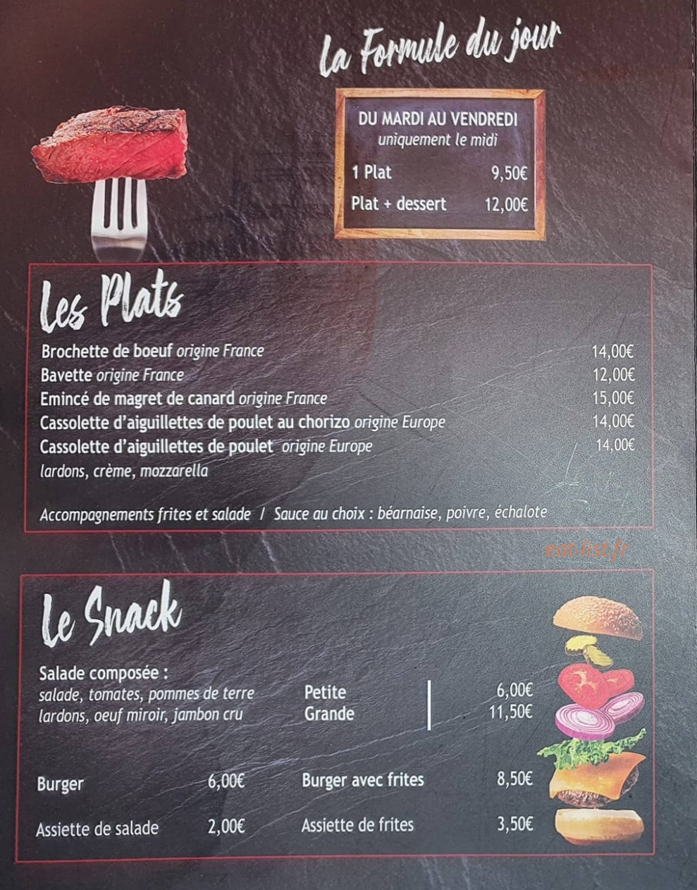 Le Triolet — carte page 1