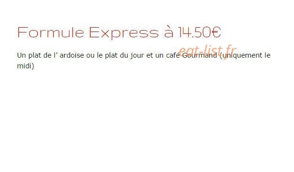 La Petite Auberge — carte page 9