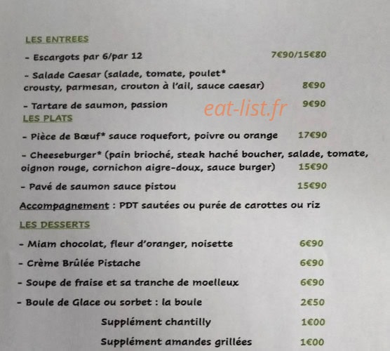 Les Frangines — carte page 1