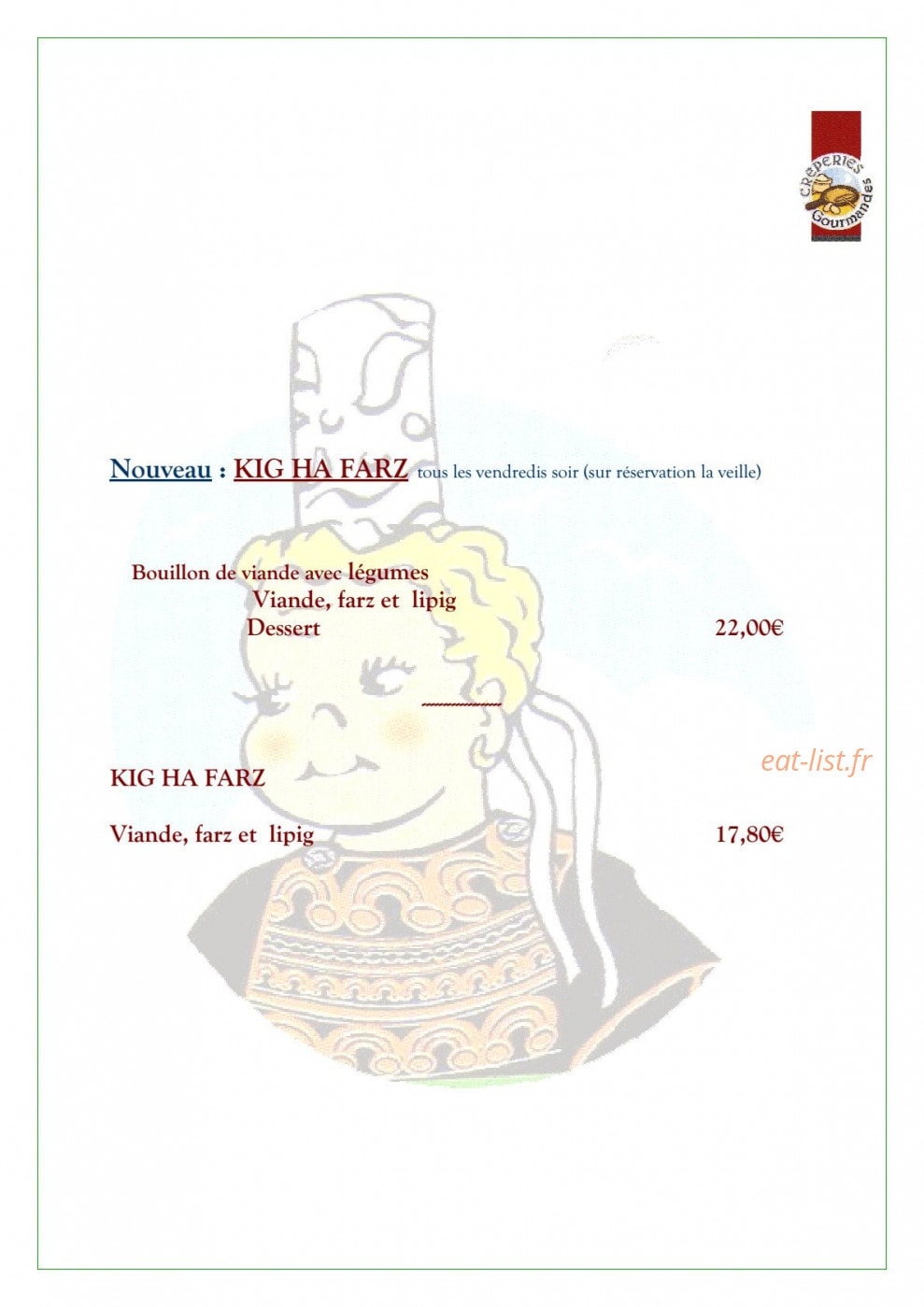 Fleurs d'Ajonc — carte page 4