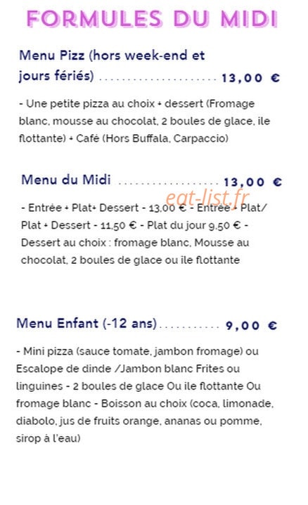 La Maison — carte page 1