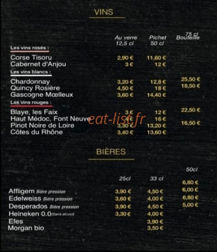 Eatpoint — carte page 5