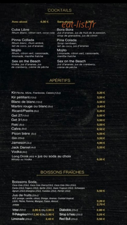 Eatpoint — carte page 4