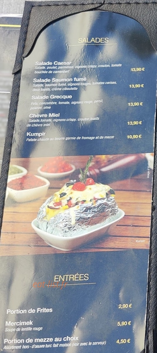 Eatpoint — carte page 1