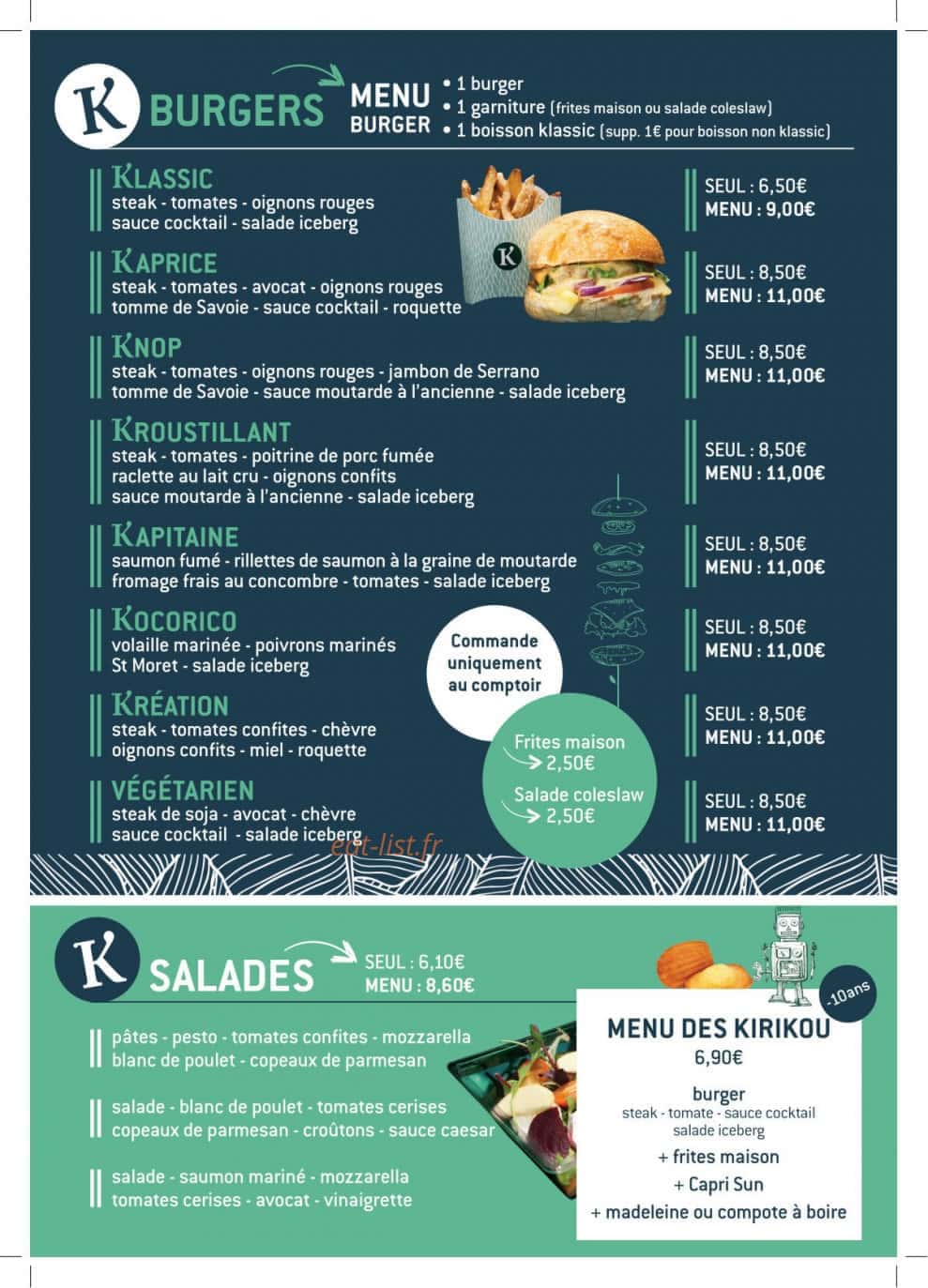 Knop — carte page 1