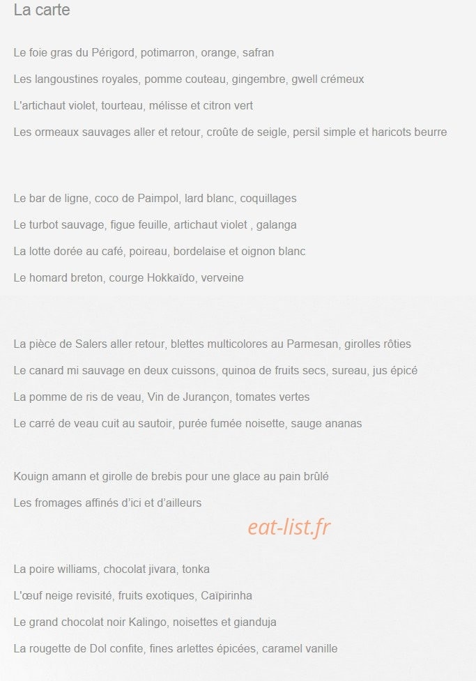 Le Saison — carte page 4