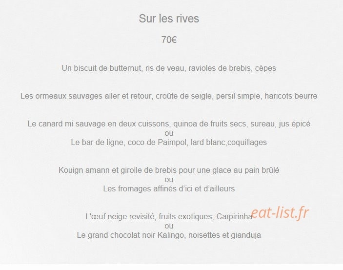 Le Saison — carte page 2