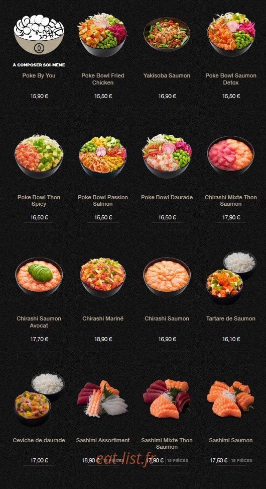 Sushi Shop — carte page 12