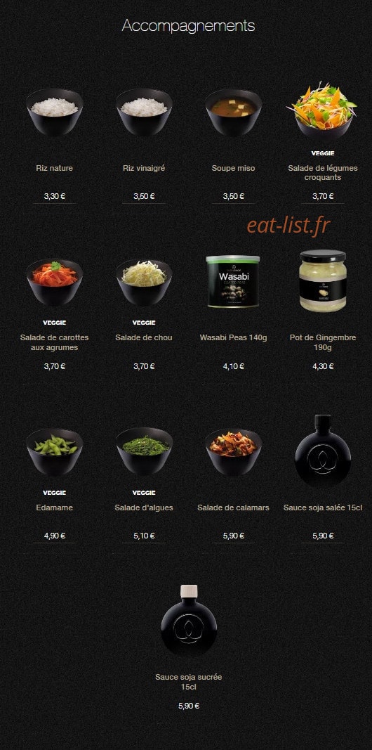 Sushi Shop — carte page 24