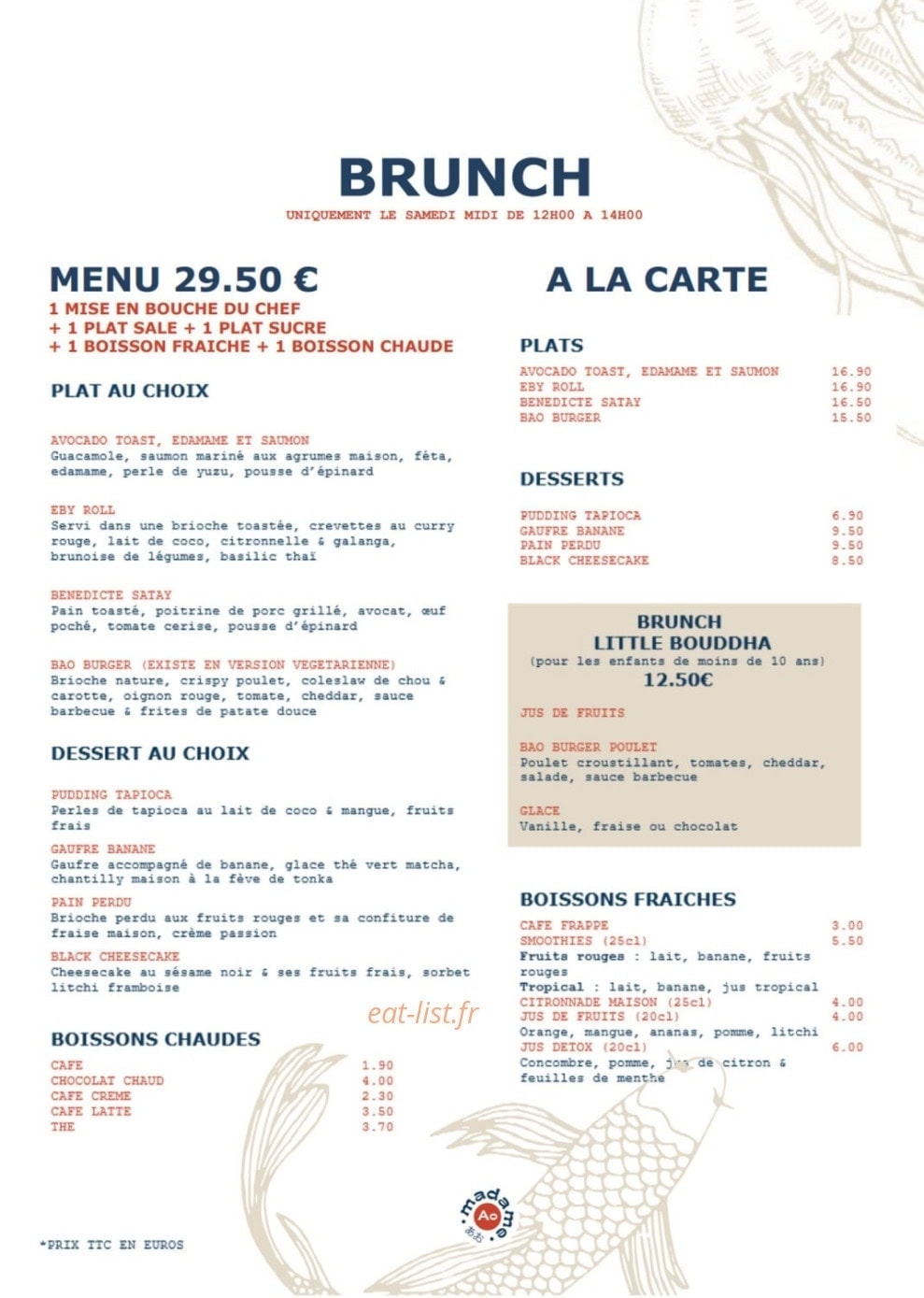 Madame Ao — carte page 14