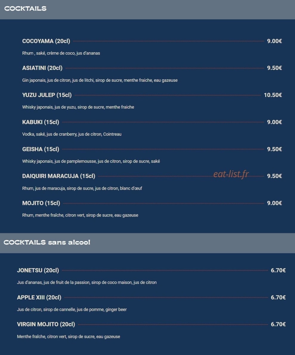 Madame Ao — carte page 8