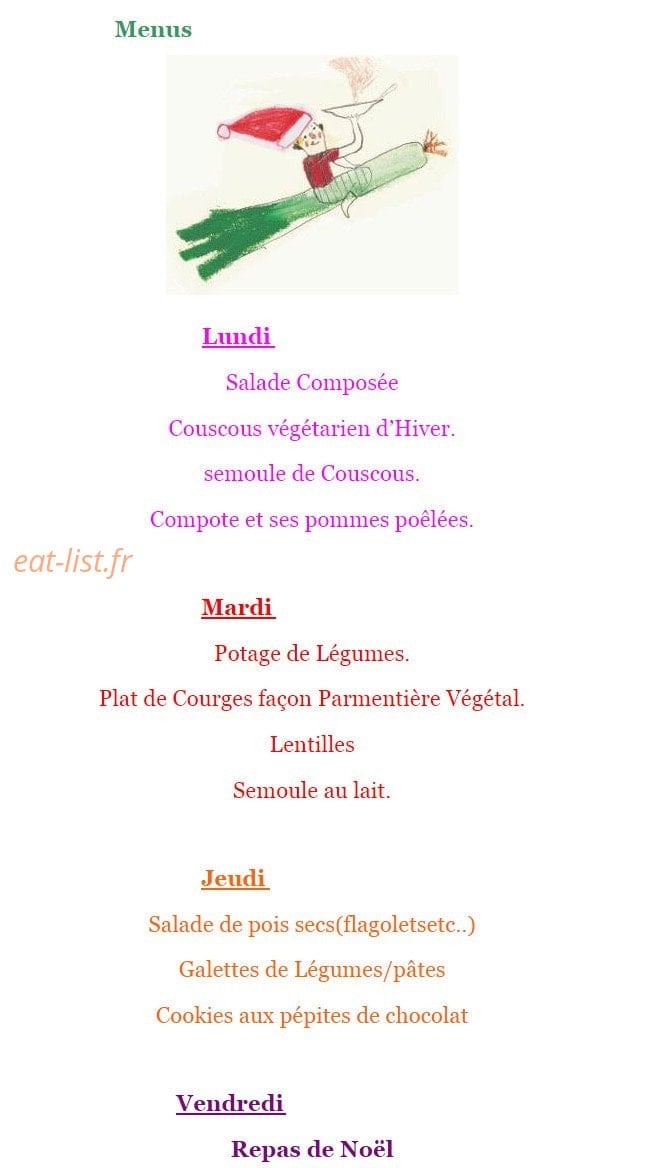 Repas Végé'Box — carte page 3