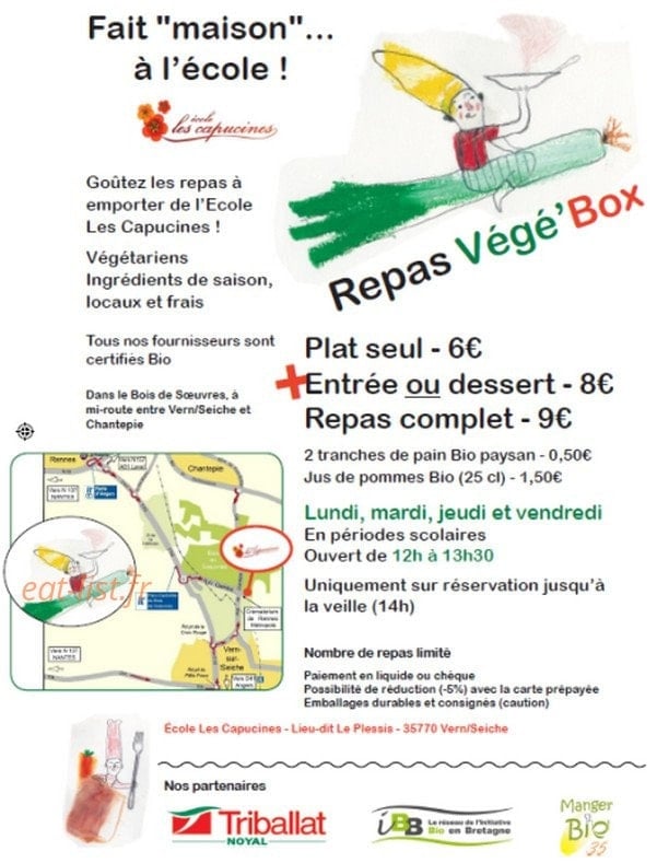 Repas Végé'Box — carte page 2