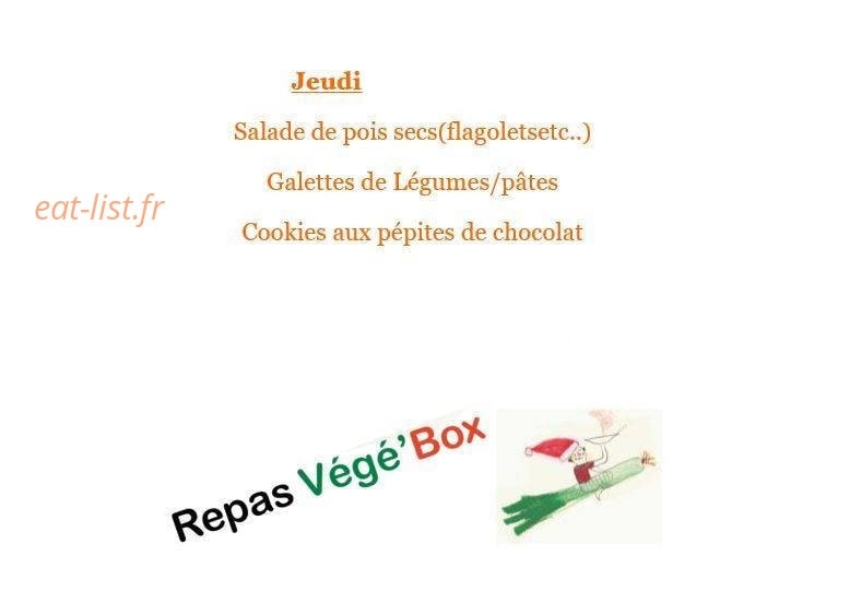 Repas Végé'Box — carte page 1