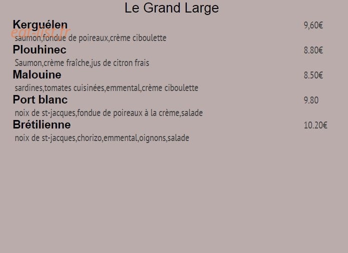 Carrément crepes — carte page 2