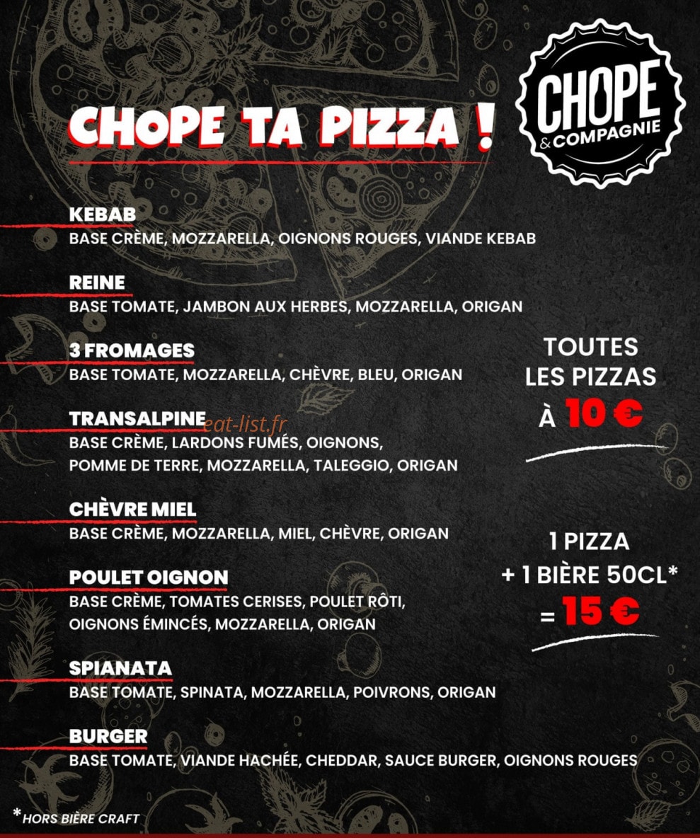 Chope et Compagnie — carte page 1