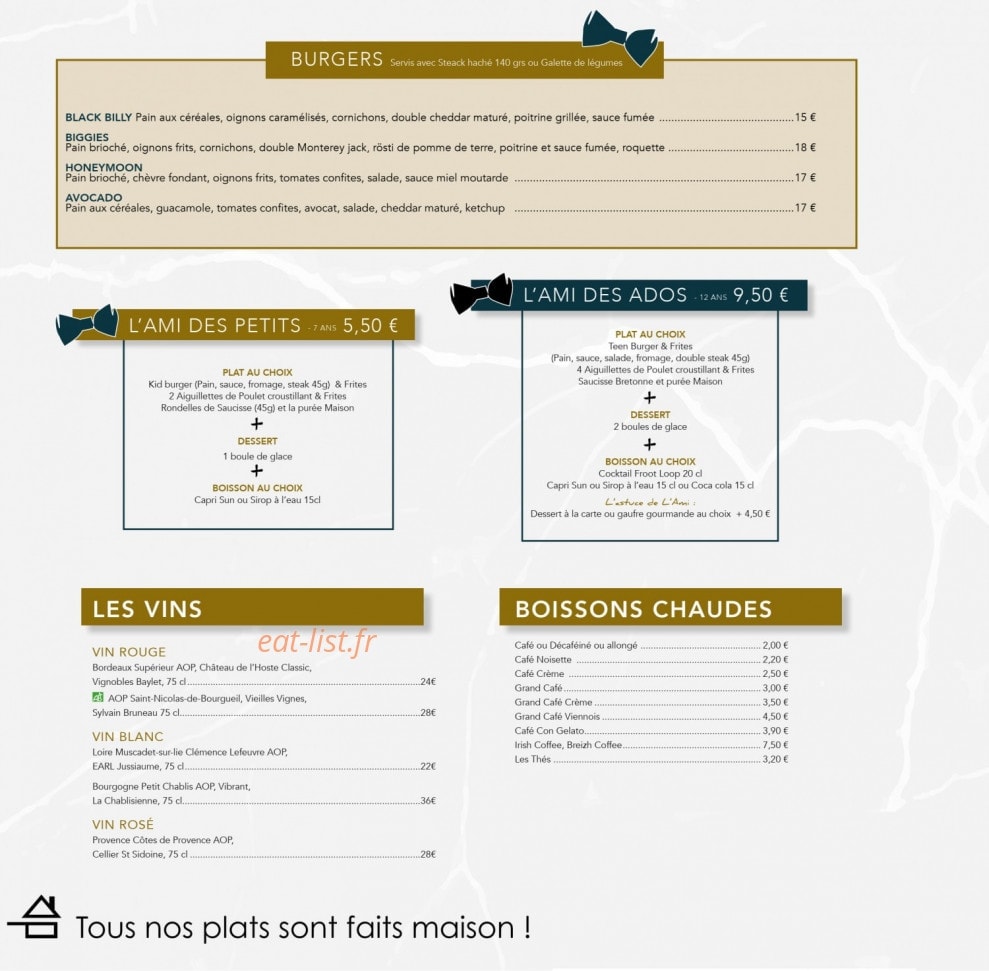 L'Ami — carte page 2