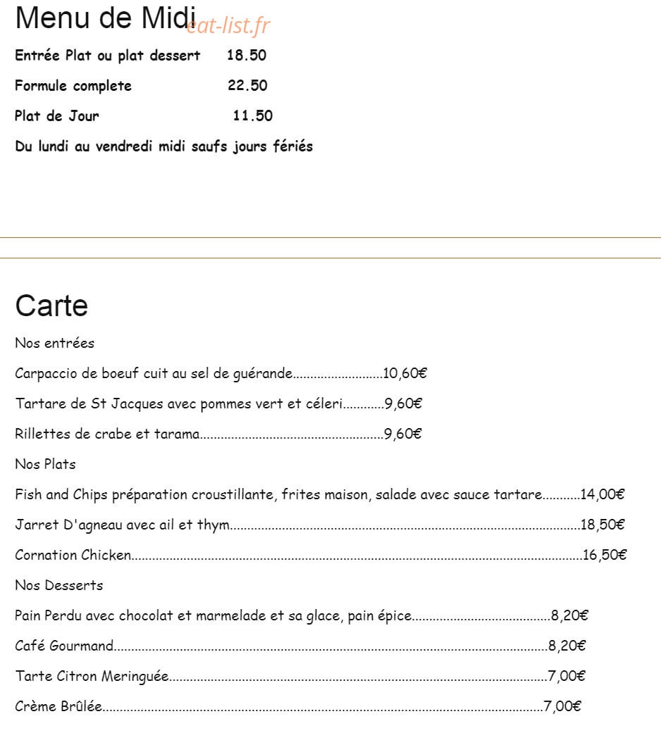 L'Inattendu — carte page 1