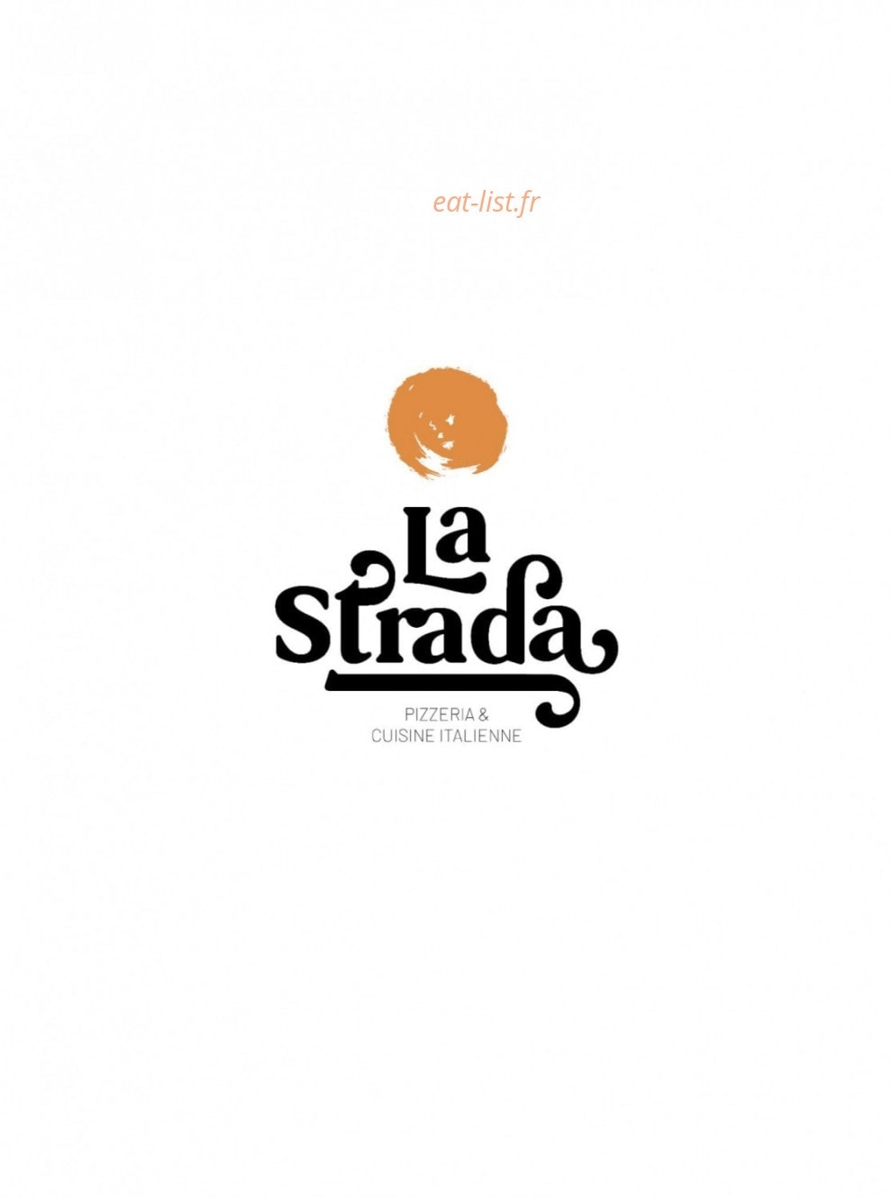 La Strada — carte page 1