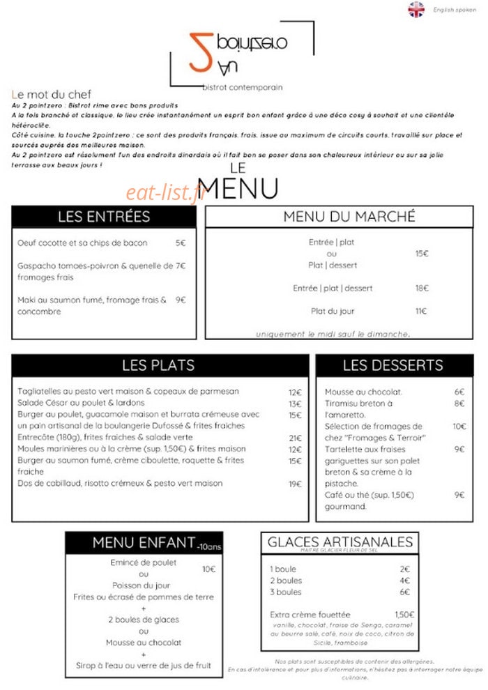 Au 2 pointzero — carte page 1