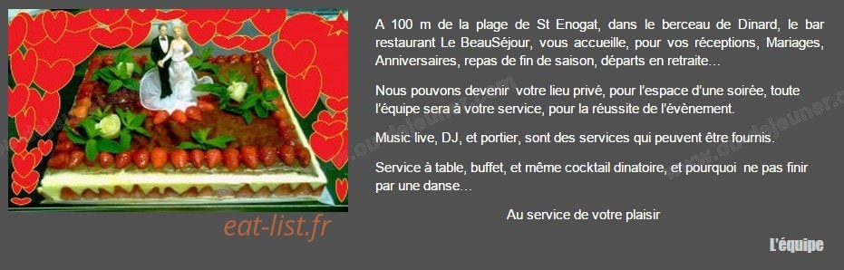 Beau Séjour — carte page 1