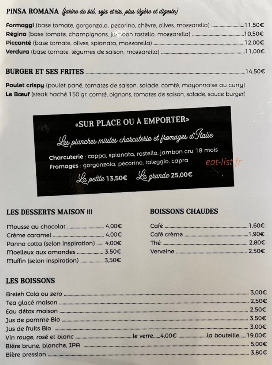 Chez LuLu — carte page 2